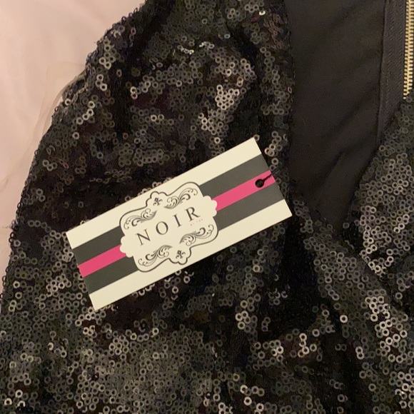 NWT Sequin Wrap Dress - Picture 7 of 7